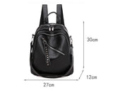 Women Backpack PU Leather School Bag Female Shoulder Bag Bagpack Mochila