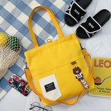 Women Backpack Japan Korea Girls Book bag Student Class Bear Messenger Crossbody