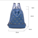 Women Backpack Lady Oxford Waterproof Travel Bagpack Comfortable Bag