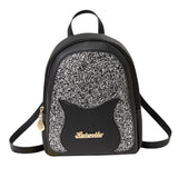 Women Backpack Lady Shoulders Small Backpack Letter Purse Mobile Phone Bag