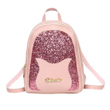 Women Backpack Lady Shoulders Small Backpack Letter Purse Mobile Phone Bag
