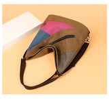 Large Capacity Patchwork Women Backpack School Bags For Teenage Girls