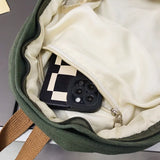 Women Canvas Backpack for Teen Girls School Travel Mochila