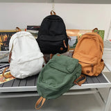 Women Canvas Backpack for Teen Girls School Travel Mochila