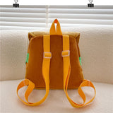 Hamburger Shaped Drawstring Backpack Shoulder Bag Multi-Function Handbag