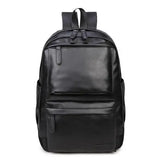 Vintage PU Leather Backpack Large Capacity School Bags For Girls