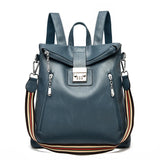 Anti theft Leather Backpack for Women