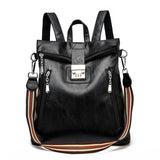 Anti theft Leather Backpack for Women