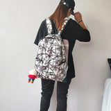Nylon Travel Backpacks Student School Bag Laptop Male Female Book Bags