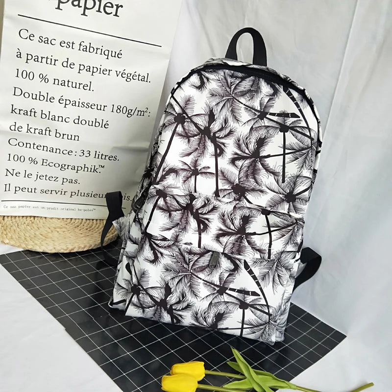 Nylon Travel Backpacks Student School Bag Laptop Male Female Book Bags