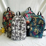 Nylon Travel Backpacks Student School Bag Laptop Male Female Book Bags