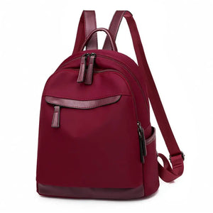 Waterproof Oxford Backpack for Women with Earphone Jack