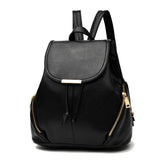 Women Backpack PU Leather School Bags Large Capacity School Bag for Girls