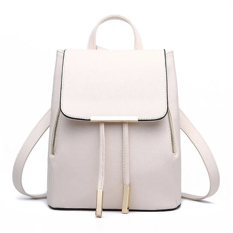 Women Backpack PU Leather School Bags Large Capacity Shoulder Bags