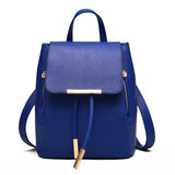 Women Backpack PU Leather School Bags Large Capacity Shoulder Bags