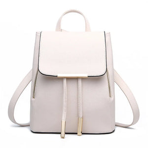 Women Backpack PU Leather School Bags Large Capacity Shoulder Bags