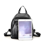 Women Backpack PU Leather Travel Shoulder Bag Multifunctional School