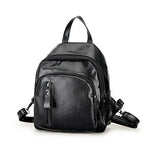Women Backpack PU Leather Travel Shoulder Bag Girl Multifunctional Small School