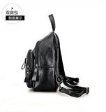 Women Backpack PU Leather Travel Shoulder Bag Multifunctional School