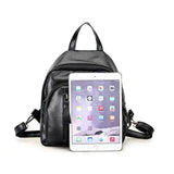 Women Backpack PU Leather Travel Shoulder Bag Girl Multifunctional Small School