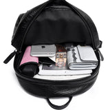 Women Backpack PU leather Shoulder Bag Female Bagpack Large School Backpack