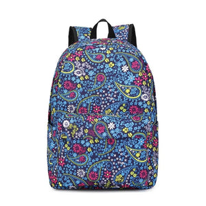 Women Backpack Printing College School Bookbag Travel Daypack