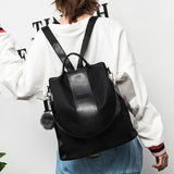 Women Backpack Purse Anti-theft Waterproof Zipper Lightweight Rucksack
