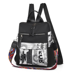 Women Anti-theft Backpack Purse Oxford Travel Bag