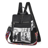 Women Anti-theft Backpack Purse Oxford Travel Bag