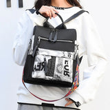 Women Anti-theft Backpack Purse Oxford Travel Bag