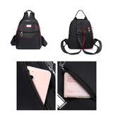 Women Backpack Purse Nylon Rucksack Lightweight Casual Travel Ladies Shoulder Ba