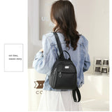 Women Backpack Purse Nylon Rucksack Lightweight Casual Travel Ladies Shoulder Ba