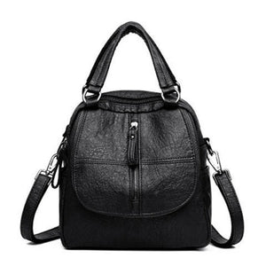 Women Waterproof Leather Backpack Purse Lightweight Shoulder Bag