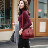 Women Waterproof Leather Backpack Purse Lightweight Shoulder Bag