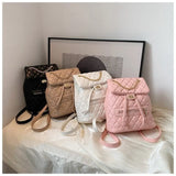 Women Soft Leather Backpack Shoulder Bags Travel Small School Bags