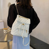 Women Soft Leather Backpack Shoulder Bags Travel Small School Bags