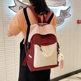 Girls Laptop Rucksack School Book Bag Style Patch
