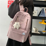 Teenage Girls Laptop Rucksack Student Shoulder School Bag