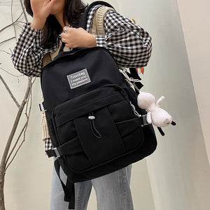 Women Backpack Teen Girl School Bags Female Mochila Bagpack Pack Nylon