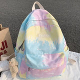 Women Backpack Tie Dye School Travel Daypack for Girls