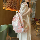 Tie Dye Women Backpack for School and Travel