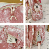 Tie Dye Print Backpack Large Rucksack Handbags School Bags