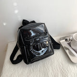Transparent Women Backpack Student Bookbags Casual Travel Bagpack