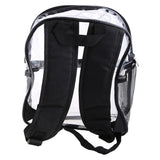 Transparent PVC Women Backpack College Students Bookbag