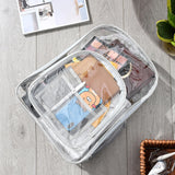 Women Backpack Transparent Travel Waterproof PVC Storage Bag