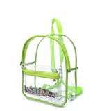 Transparent PVC Sequin Backpack Waterproof Bag College Students
