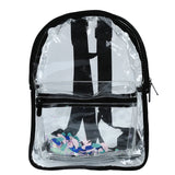 Transparent PVC Sequin Backpack Waterproof Bag College Students