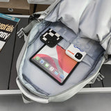 Waterproof Nylon Backpack for Teenage Students Men Women Girls