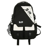 Waterproof Nylon Backpack for Teenage Students Men Women Girls