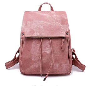 Women Backpack Waterproof Anti-theft Lightweight PU Leather Shoulder Bag